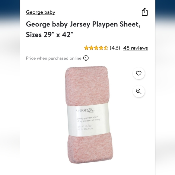 Bnwt playpen sheet - Picture 2 of 2